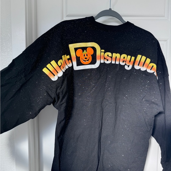 Disney Candy Corn Glitter Halloween Spirit Jersey XS - Picture 4 of 5